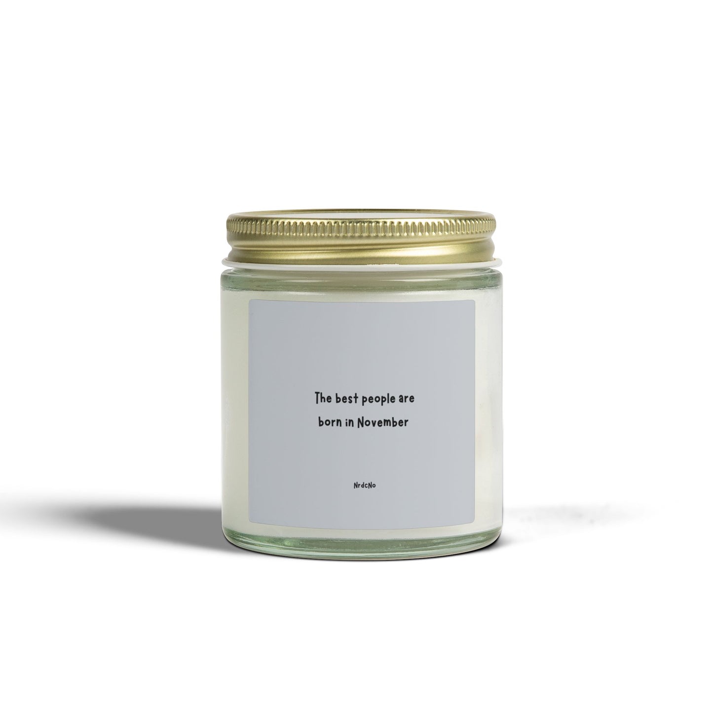 November Birthday Scented Candle, Cozy Home Decor, Gift for Her, Unique Birthday Gift, Relaxation Aromatherapy